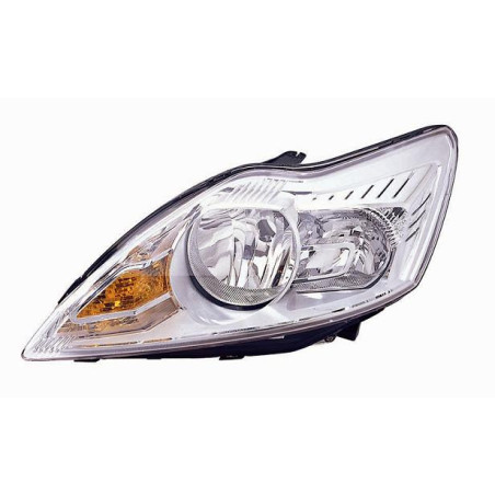 PROIETTORE DESTRO H1,H7 CON PARABOLA CROMATA CON MOTORE FORD FOCUS DBFCHDH 20082011