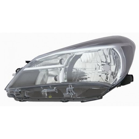 PROIETTORE SINISTRO 5 PORTE H4 CON PARABOLA CON PREDISPOSIZIONE REGOLAZIONE ELETTRICA TOYOTA YARIS III P13 20142017