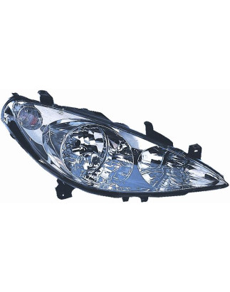 PROIETTORE SINISTRO H7,H1 MODELLO VALEO SENZA FENDINEBBIA CON PREDISPOSIZIONE REGOLAZIONE ELETTRICA PEUGEOT 307 3A3C 20012005