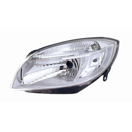 PROIETTORE DESTRO H4 CON PREDISPOSIZIONE REGOLAZIONE ELETTRICA SKODA FABIA 542545 20072010, SKODA ROOMSTER-PRAKTIK 5J7 20062010