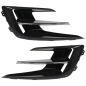 KIT GRIGLIE PARAURTI ANTERIORE DESTRASINISTRA CON MODANATURA CROMATA RENAULT MEGANE HB-SW B9AMN 2019