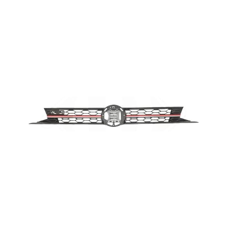 GRIGLIA PARAURTI ANTERIORE DESTRA CON MODANATURA ROSSA VOLKSWAGEN POLO AW1BZ1 20172021
