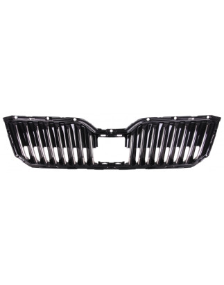 GRIGLIA RADIATORE NERA LUCIDA CON MODANATURA CROMATA CON CRUISE CONTROL SKODA SUPERB 3V33V5 20152019