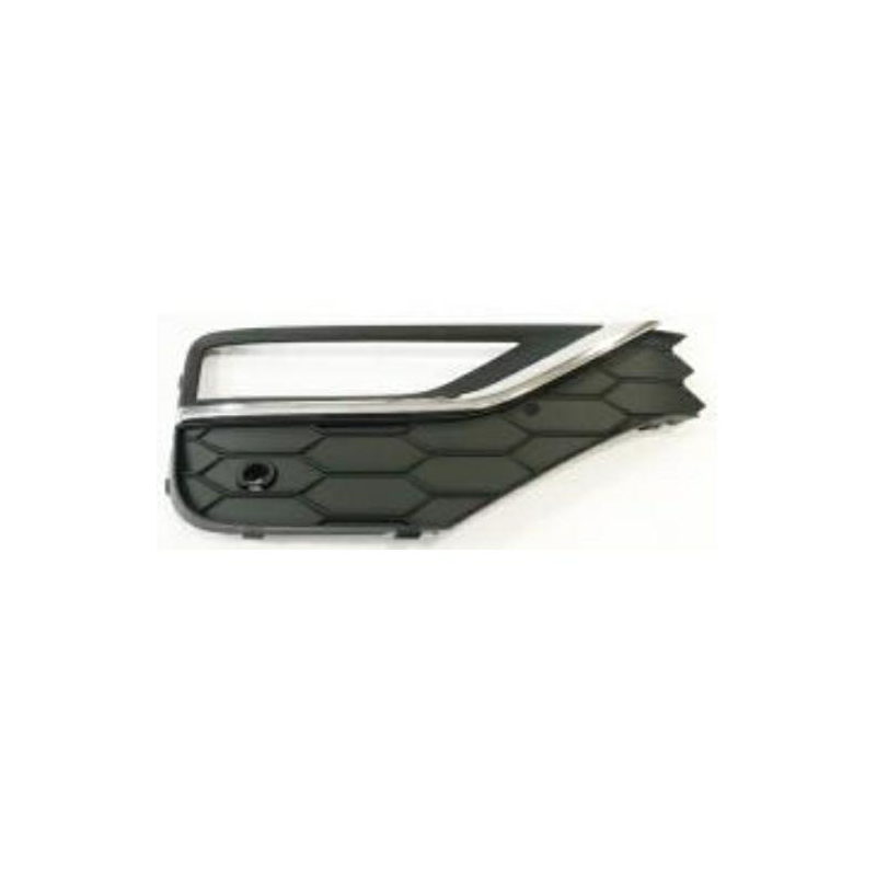 GRIGLIA PARAURTI ANTERIORE SINISTRA CON FENDINEBBIA CON MODANATURA CROMATA CON SENSORI VOLKSWAGEN AMAROK PU S6S7 20162022