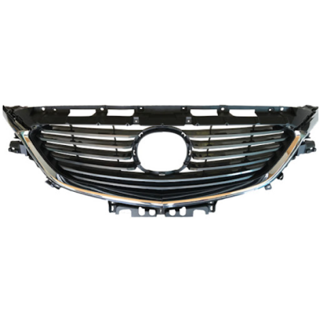 GRIGLIA ANTERIORE NERA CON MODANATURA CROMATA MAZDA 6 GJGL 20132016 VERS2016, MAZDA 6 GJGL 20162018