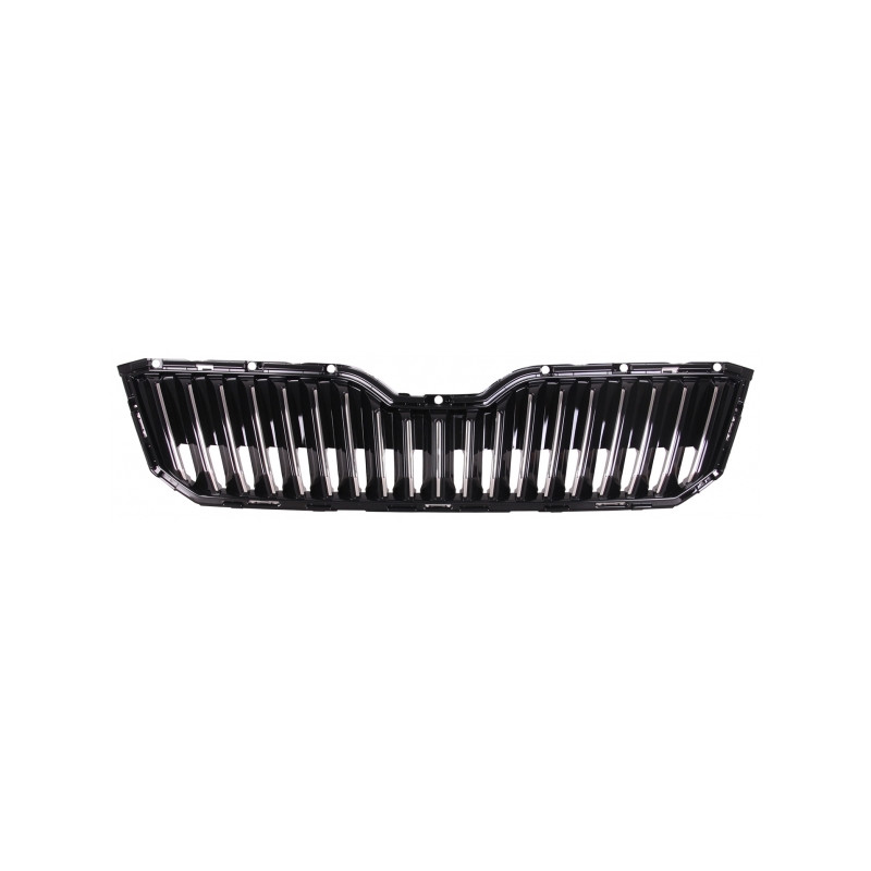 GRIGLIA RADIATORE NERA LUCIDA CON MODANATURA CROMATA SKODA SUPERB 3V33V5 20152019