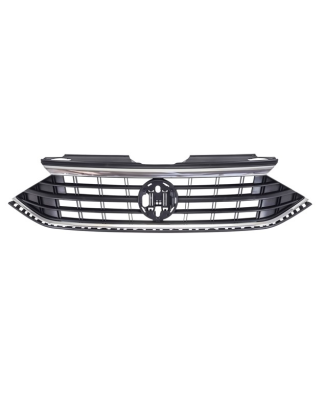 GRIGLIA RADIATORE ANTERIORE NERA CON MODANATURA CROMATA VOLKSWAGEN POLO AE 2021 VERSSEDAN
