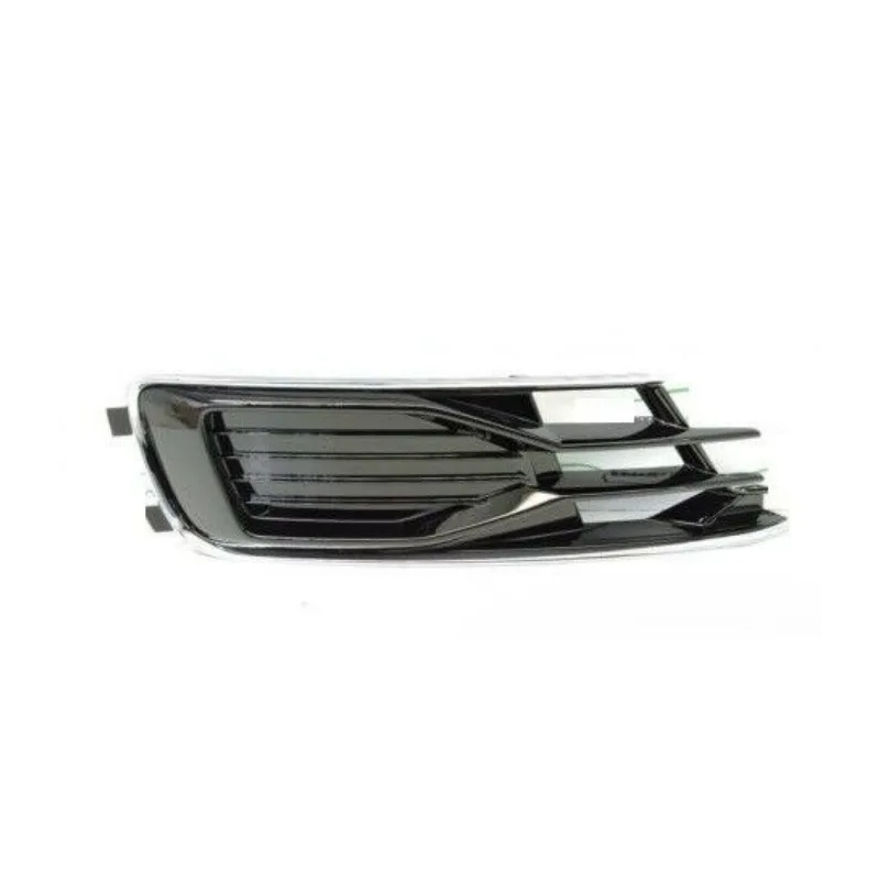 GRIGLIA PARAURTI ANTERIORE SINISTRA NERO LUCIDO CON MODANATURA CROMATA AUDI A6 4GH4GJ4G24GC4G54GD 20142018