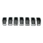 GRIGLIA ANTERIORE NERACROMATA COMPLETA 7 PEZZI JEEP CHEROKEE KL 20142019
