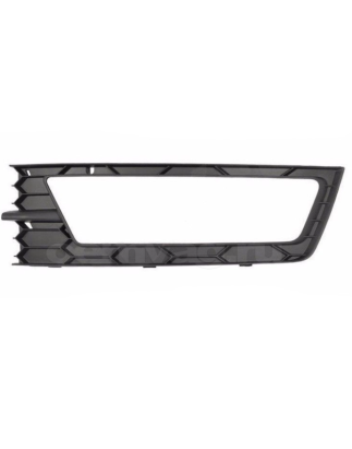 GRIGLIA PARAURTI ANTERIORE DESTRA NERA CON FENDINEBBIA SKODA RAPID NH3NK3NK6NH1 20122019 VERS 2016