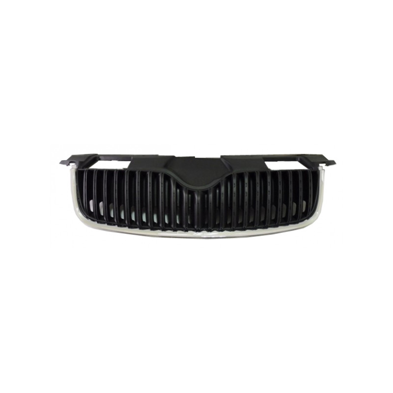 GRIGLIA NERA CON MODANATURA CROMATA SKODA FABIA 542545 20072010, SKODA ROOMSTER-PRAKTIK 5J7 20062010