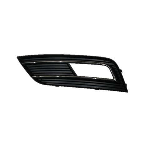 GRIGLIA PARAURTI ANTERIORE DESTRA NERA CON FENDINEBBIA CON MODANATURA CROMATA AUDI A4 8KH8K28K5 20112015