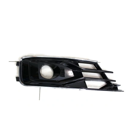 GRIGLIA PARAURTI ANTERIORE DESTRA NERA LUCIDA CON FENDINEBBIA AUDI A6 4GH4GJ4G24GC4G54GD 20142018
