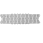GRIGLIA PARAURTI ANTERIORE VOLKSWAGEN CROSS POLO 9N3 20052009, VOLKSWAGEN POLO 9N3 20052009 VERS CROSS