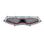 GRIGLIA RADIATORE 3 PORTE NERA CON CORNICE SILVERROSSA KIA PICANTO TA 20112015