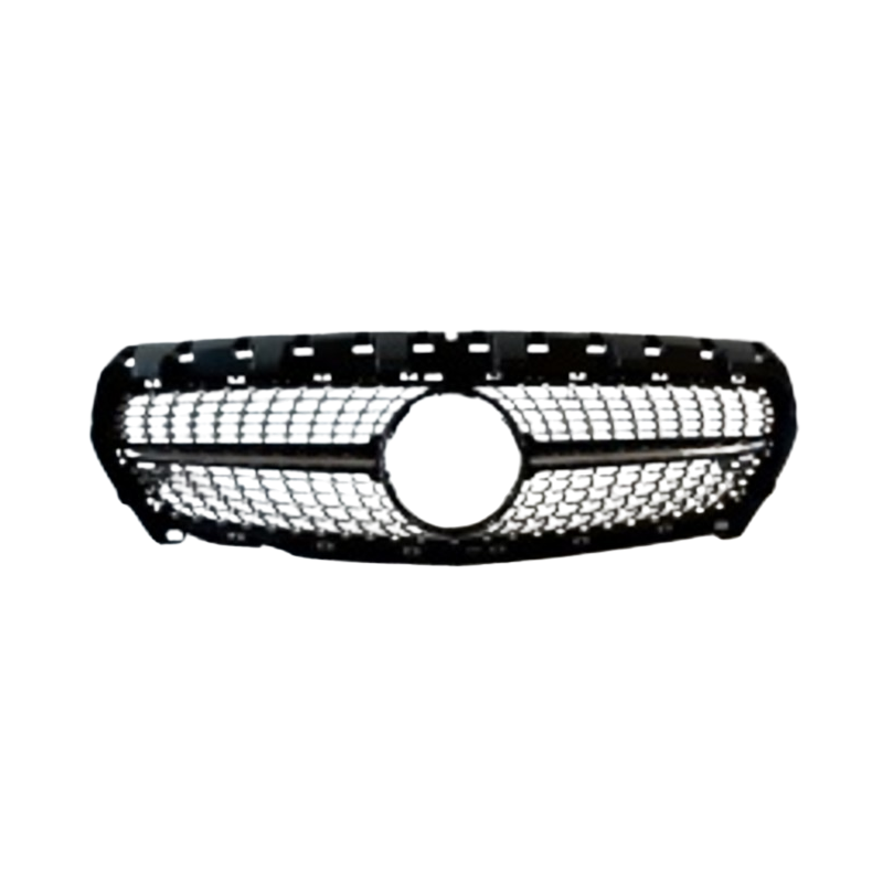 GRIGLIA PARAURTI ANTERIORE NERA LUCIDA CROMATA MERCEDES-BENZ CLA 117 20132016, MERCEDES-BENZ CLA 117 20162019