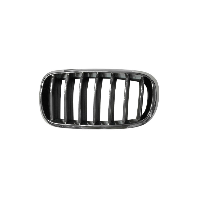 GRIGLIA RADIATORE SINISTRA CROMATA-CROMATA-NERA BMW X5 F15 20132018, BMW X6 F16 20142019