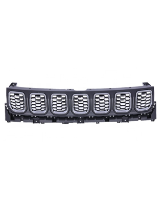 GRIGLIA PARAURTI ANTERIORE COMPLETA CON MODANATURA CROMATE JEEP COMPASS MPM6MVM7 20222025