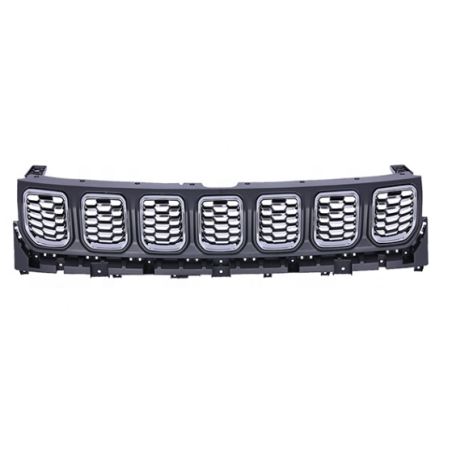 GRIGLIA PARAURTI ANTERIORE COMPLETA CON MODANATURA CROMATE JEEP COMPASS MPM6MVM7 20222025