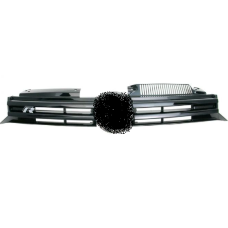 GRIGLIA PARAURTI ANTERIORE NERA VOLKSWAGEN GOLF VI 5K1 20082013