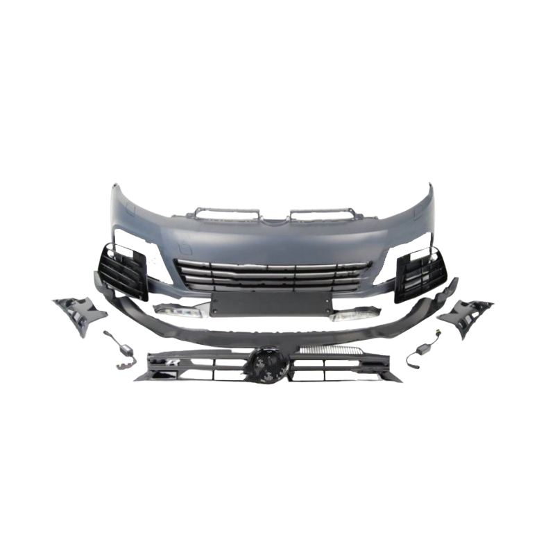 PARAURTI ANTERIORE  KIT CONVERSIONE  CON PRIMER CON LAVAFARI VOLKSWAGEN GOLF VI 5K1 20082013 VERS R20