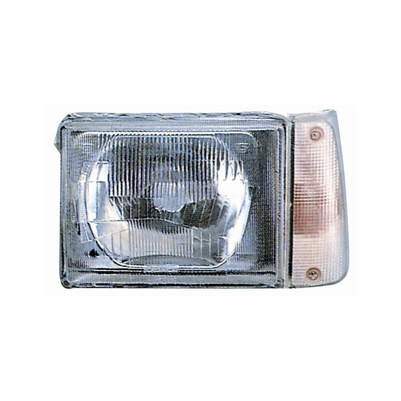 PROIETTORE DESTRO R2 MODELLO *NO DEPO* REGOL MANUALE CON LENTE BIANCA FIAT PANDA 141 19862003