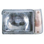 PROIETTORE DESTRO R2 MODELLO *NO DEPO* REGOL MANUALE CON LENTE BIANCA FIAT PANDA 141 19862003