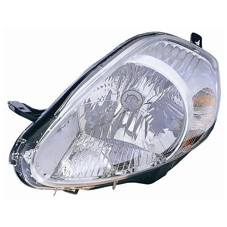 PROIETTORE SINISTRO H4 CON PARABOLA CROMATA CON MOTORE FIAT GRANDE PUNTO 199 20052012 VERS 2008