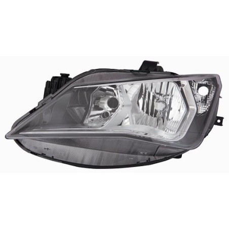 PROIETTORE SINISTRO H7,H7 CON PARABOLA DOPPIA CROMATA CON PREDISPOSIZIONE REGOLAZIONE ELETTRICA SEAT IBIZA 6J56P1 20122015, SEA