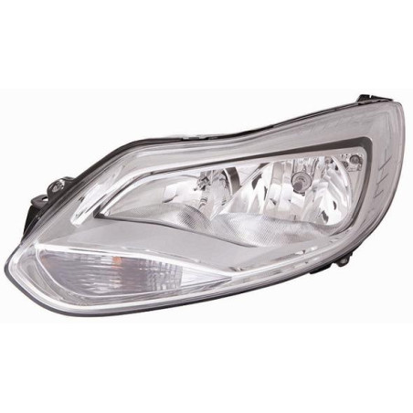 PROIETTORE SINISTRO H1,H7 CON PARABOLA CROMATA CON MOTORE FORD FOCUS DH 20112014