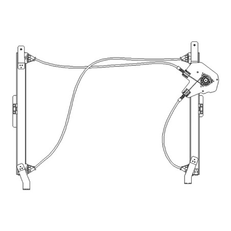 ALZACRISTALLO MECCANISMO ANTERIORE SINISTRO 3 PORTE MINI CABRIO R52 20042008, MINI COOPERONE R50F53 20022006