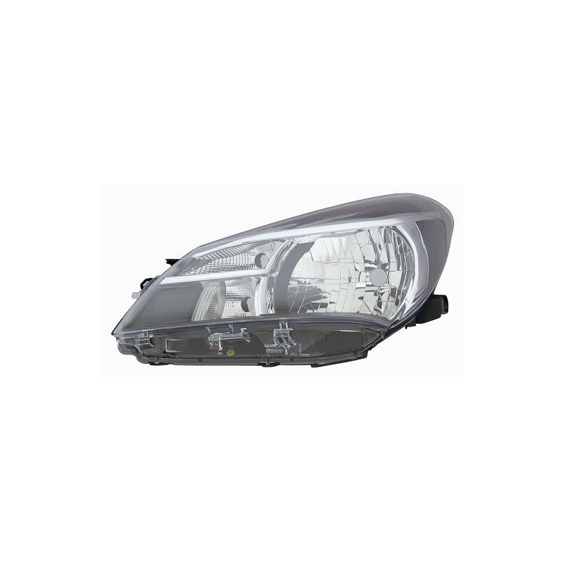 PROIETTORE DESTRO 5 PORTE H4 CON PARABOLA CON PREDISPOSIZIONE REGOLAZIONE ELETTRICA TOYOTA YARIS III P13 20142017