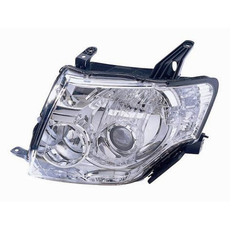 PROIETTORE SINISTRO XENON CON PREDISPOSIZIONE REGOLAZIONE ELETTRICA MITSUBISHI PAJERO V8WV9W 20072012
