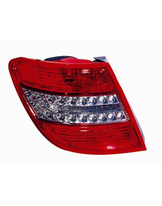 FANALE POSTERIORE SINISTRO BIANCOROSSO SENZA PORTALAMPADA LED MERCEDES-BENZ C CLASS W204 20072011