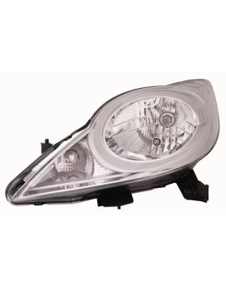 PROIETTORE SINISTRO H4 CON PREDISPOSIZIONE REGOLAZIONE ELETTRICA PEUGEOT 107 PMPN 20122014