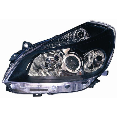 PROIETTORE SINISTRO 2H7,H1 CON PARABOLA NERA CON LENTICOLARE CON PREDISPOSIZIONE REGOLAZIONE ELETTRICA RENAULT CLIO III BR0 1CR