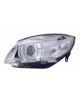 PROIETTORE DESTRO H7 CON LENTICOLARE CON PREDISPOSIZIONE REGOLAZIONE ELETTRICA SKODA FABIA 542545 20072010, SKODA ROOMSTER-PRAK