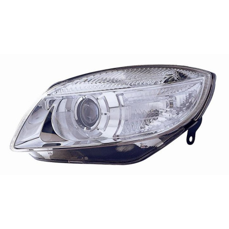 PROIETTORE DESTRO H7 CON LENTICOLARE CON PREDISPOSIZIONE REGOLAZIONE ELETTRICA SKODA FABIA 542545 20072010, SKODA ROOMSTER-PRAK