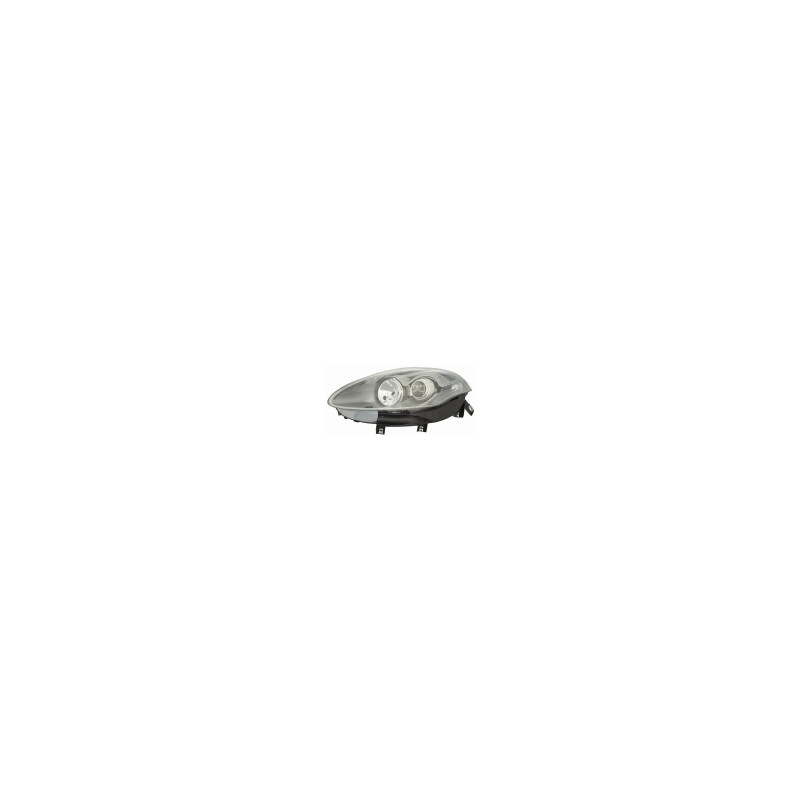 PROIETTORE SINISTRO 2H1 CON PARABOLA GRIGIO SCURO CON INDICATORE DI DIREZIONE BIANCO FIAT BRAVO 198 20072014 VERS 2010