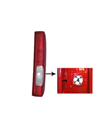 FANALE POSTERIORE DESTRO 3 PORTE SENZA PORTALAMPADA ATTACCO A 4 FORI NISSAN PRIMASTAR X83 20062016, OPEL VIVARO X83 20062014, R