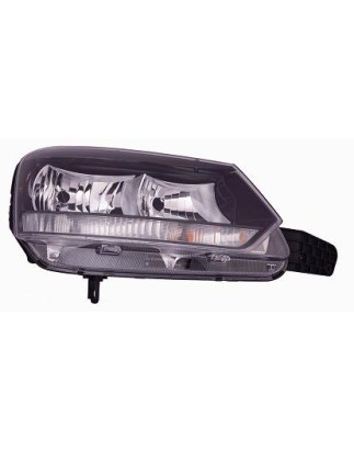 PROIETTORE DESTRO 2H7 CON PARABOLA NERA CON MOTORE SKODA YETI 5L 2013
