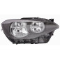 PROIETTORE DESTRO 5 PORTE 2H7 CON PARABOLA NERA CON MOTORE BMW SERIES 1 35D F21F20 20112015