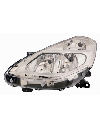 PROIETTORE DESTRO 2H7 CON PARABOLA CROMATA CON PREDISPOSIZIONE REGOLAZIONE ELETTRICA RENAULT CLIO III BR0 1CR0 1 20092013