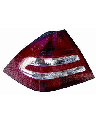 FANALE POSTERIORE SINISTRO BIANCOROSSO SENZA PORTALAMPADA MERCEDES-BENZ C CLASS SDNSW W203 20002003, MERCEDES-BENZ C CLASS SDNS