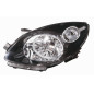 PROIETTORE DESTRO H4 CON PARABOLA NERA CON PREDISPOSIZIONE REGOLAZIONE ELETTRICA RENAULT TWINGO CN0 20072012