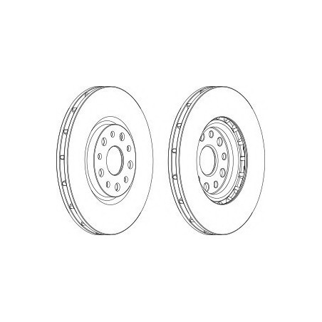 DISCO FRENO ANTERIORE ALFA ROMEO 159 - BRERA