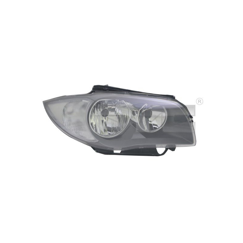 PROIETTORE SINISTRO H7+H7 CON PARABOLA GRIGIO SCURO CON MOTORE BMW SERIES 1 35D E81E87 20042011 VERS 20072009, BMW SERIES 1 COU
