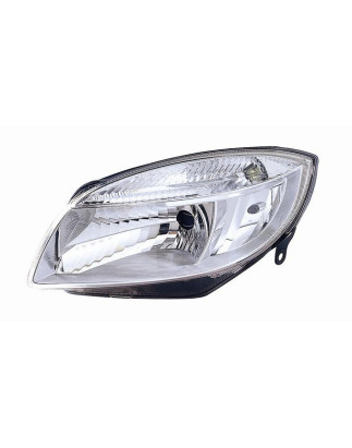 PROIETTORE SINISTRO H4 CON PREDISPOSIZIONE REGOLAZIONE ELETTRICA SKODA FABIA 542545 20072010, SKODA ROOMSTER-PRAKTIK 5J7 200620