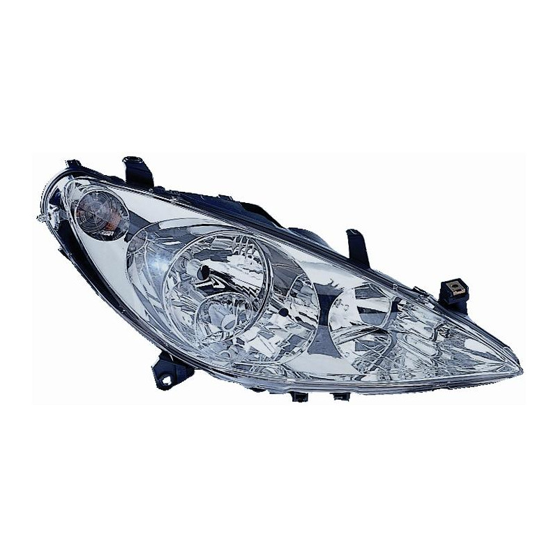 PROIETTORE SINISTRO H7 MODELLO VALEO CON FENDINEBBIA CON PREDISPOSIZIONE REGOLAZIONE ELETTRICA PEUGEOT 307 3A3C 20012005
