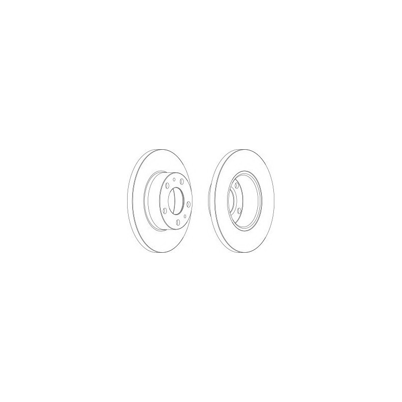 DISCO FRENO ANTERIORE CITROEN JUMPER 27 - 31, FIAT DUCATO 10 - 14 , PEUGEOT BOXER
